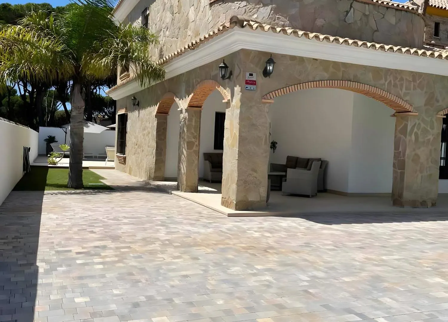 צ'יקלנה דה לה פרונטרה Chalet Con Piscina En Chiclana בית נופש